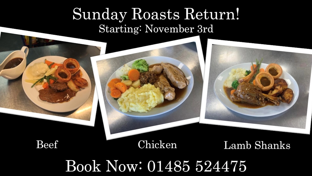 Sunday Lunch Returns To The Ski Cafe, From November 3rd